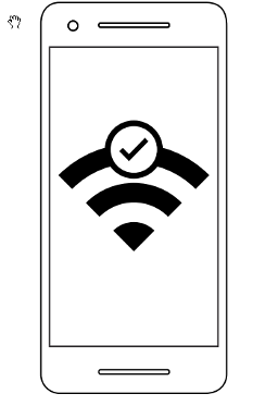 Осигурете си WiFi връзка с интернет за сваляне на eSIM.me приложението