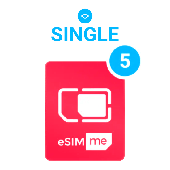 eSIM.me SINGLE 5 профила